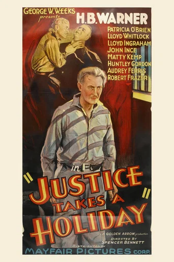 Movie poster for Justice Takes a Holiday (1933)