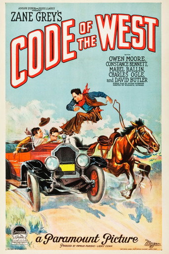 Movie poster for Code of the West (1925)