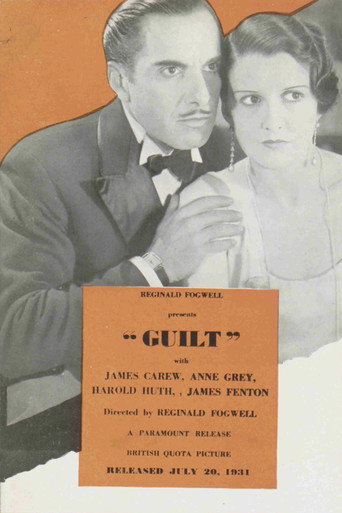Movie poster for Guilt (1931)