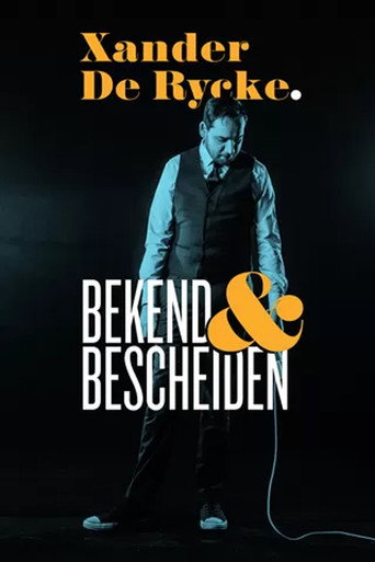 Movie poster for Xander De Rycke - Popular & Humble (2022)