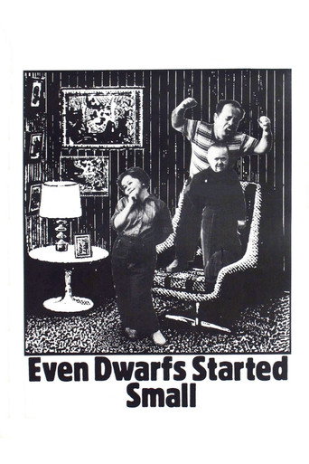 Movie poster for Even Dwarfs Started Small (1971)