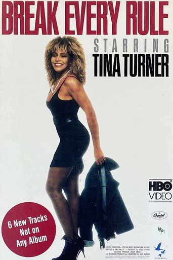 Movie poster for Tina Turner: Break Every Rule (1986)