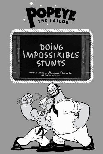 Movie poster for Doing Impossikible Stunts (1940)