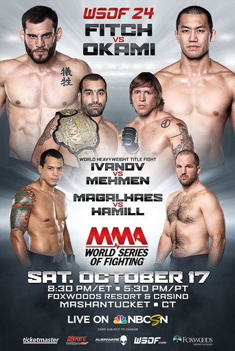 Movie poster for World Series of Fighting 24: Fitch vs. Okami (2015)