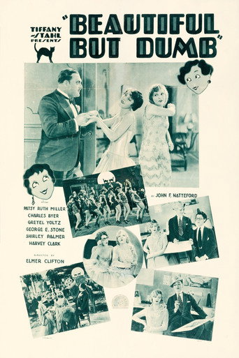 Movie poster for Beautiful But Dumb (1928)