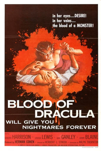 Movie poster for Blood of Dracula (1957)