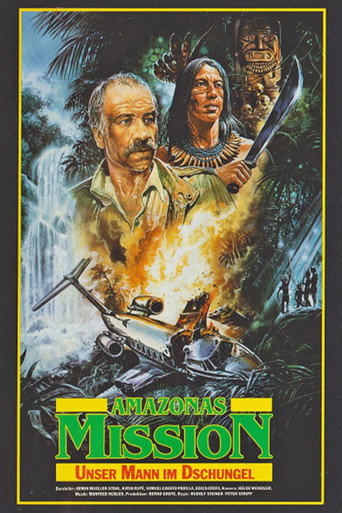Movie poster for Unser Mann im Dschungel (1987)