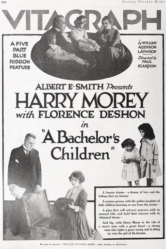 Movie poster for A Bachelor's Children (1918)