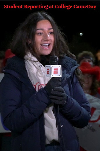 Movie poster for Student Reporting at College GameDay (2023)