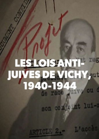 Les lois anti-juives de Vichy, 1940-1944 poster