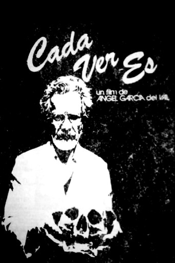 Movie poster for Cada ver es... (1983)
