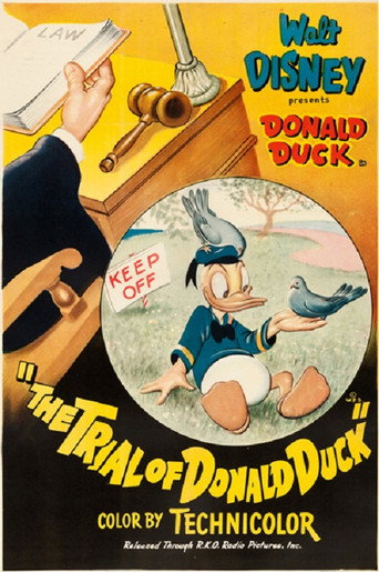 Movie poster for The Trial of Donald Duck (1948)