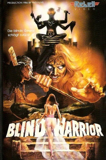 Movie poster for The Blind Man from Ghost Cave: Blind Warrior (1987)