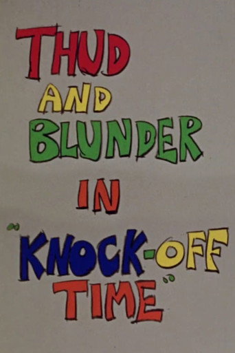 Movie poster for Thud and Blunder in "Knock-Off Time" (1964)