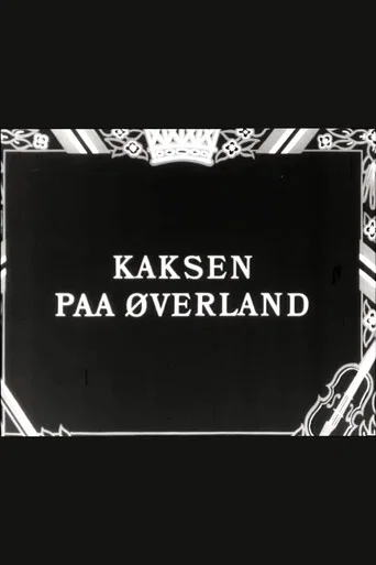Movie poster for Kaksen paa Øverland (1920)