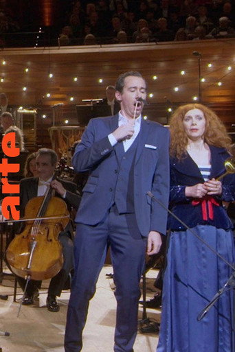 Movie poster for A festive day with Offenbach Featuring Patricia Petibon and Cyrille Dubois (2022)