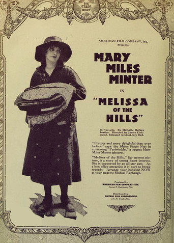 Movie poster for Melissa of the Hills (1917)