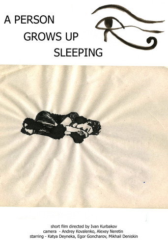 Movie poster for A Person Grows Up Sleeping