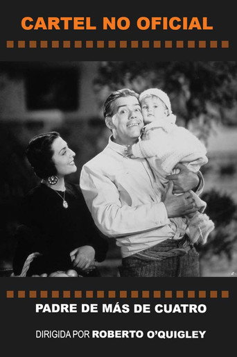 Movie poster for Padre de más de cuatro (1938)