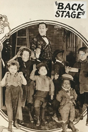 Movie poster for Back Stage (1923)