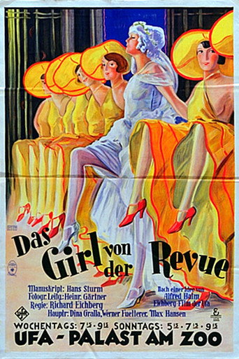 Movie poster for Das Girl von der Revue (1928)