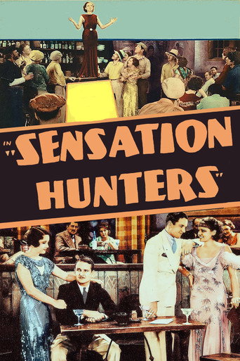 Movie poster for Sensation Hunters (1933)