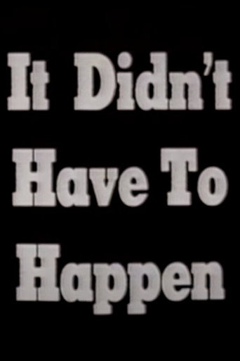 Movie poster for It Didn't Have To Happen (1944)