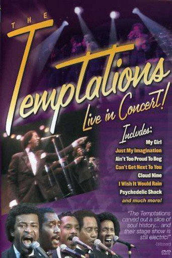 Movie poster for The Temptations: Live in Concert (1984)