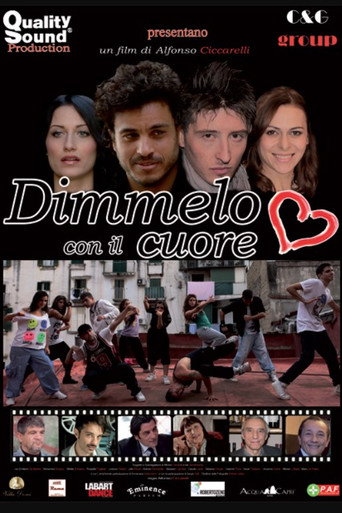 Dimmelo con il cuore poster