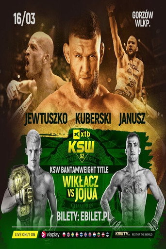 Movie poster for KSW 92: Wiklacz vs. Jojua (2024)