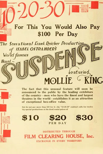 Movie poster for Suspense (1919)