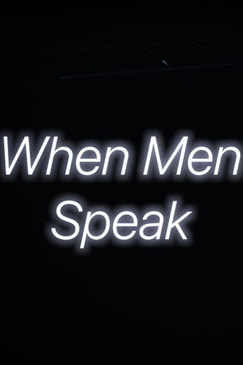 Movie poster for When Men Speak (2026)
