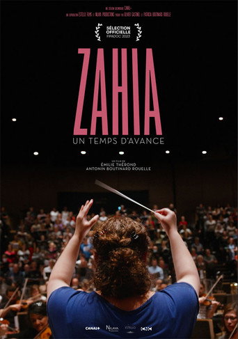 Movie poster for Zahia - Un Temps d'Avance (2023)