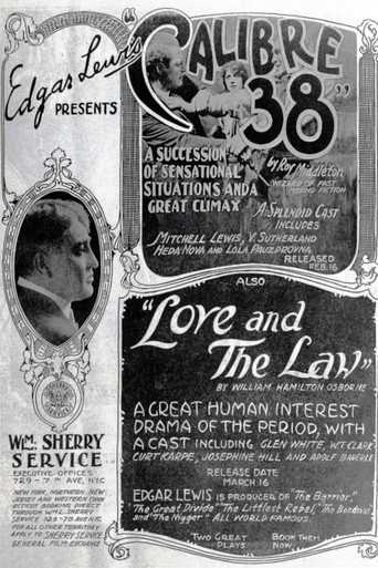 Movie poster for Calibre 38 (1919)