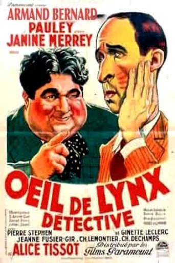 Œil de lynx, détective poster