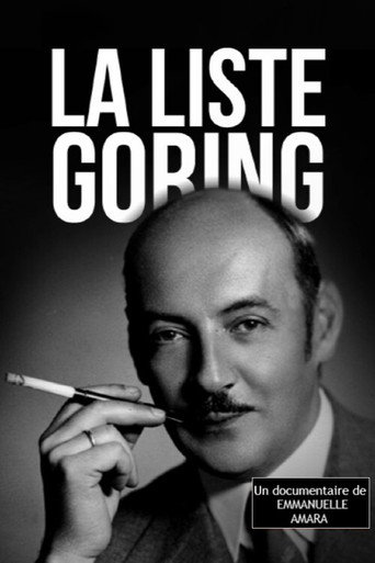 Movie poster for La liste Goring (2020)