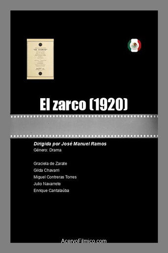 Movie poster for El zarco (1921)