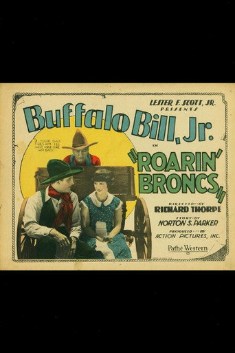 Movie poster for Roarin' Broncs (1927)