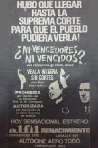 Movie poster for ¿Ni vencedores ni vencidos? (1972)
