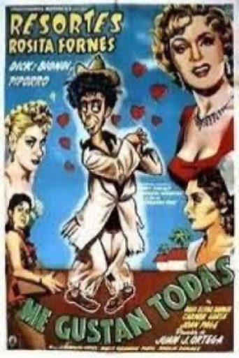 Movie poster for Me gustan todas (1954)