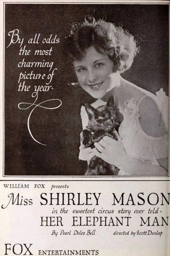 Movie poster for Her Elephant Man (1920)