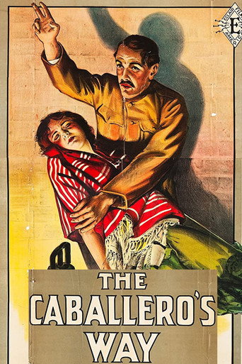 Movie poster for The Caballero's Way (1914)