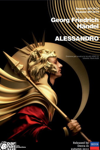 Movie poster for Haendel - Alessandro with Max Emanuel Cencic (Opéra Royal de Versailles) (2013)