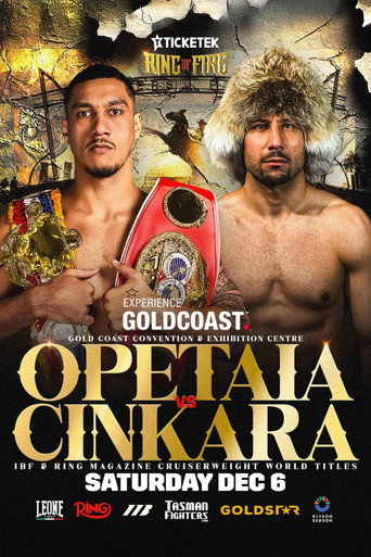 Movie poster for Jai Opetaia vs. Huseyin Cinkara (2025)