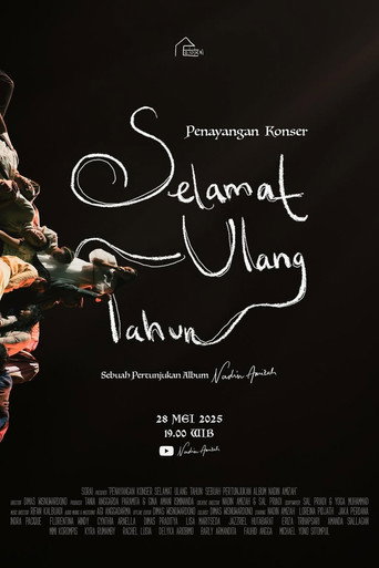 Movie poster for Penayangan Konser Selamat Ulang Tahun (2025)
