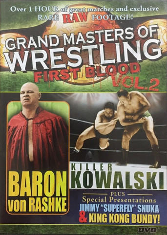 Movie poster for Grand Masters of Wrestling: First Blood Vol. 2 (2006)