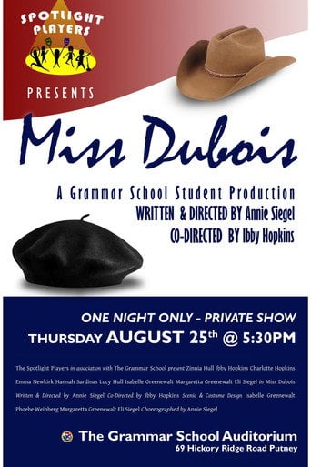 Movie poster for Miss Dubois