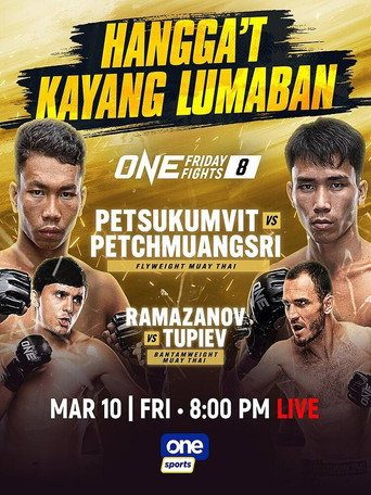 Movie poster for ONE Friday Fights 8: Petsukumvit vs. Petchmuangsri (2023)