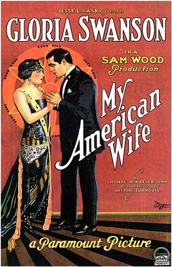 Movie poster for My American Wife (1922)