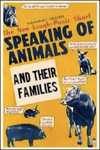Movie poster for Speaking of Animals and Their Families (1942)